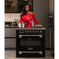Avantgarde Pro 90cm Dual Fuel Range Cooker (Black)