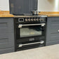 Avantgarde Pro 90cm Induction Range Cooker (Black)