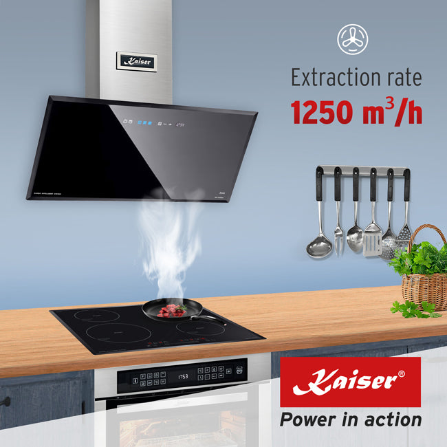 Avantgarde Pro Induction Range Cooker & 90cm Cooker Hood (Black)