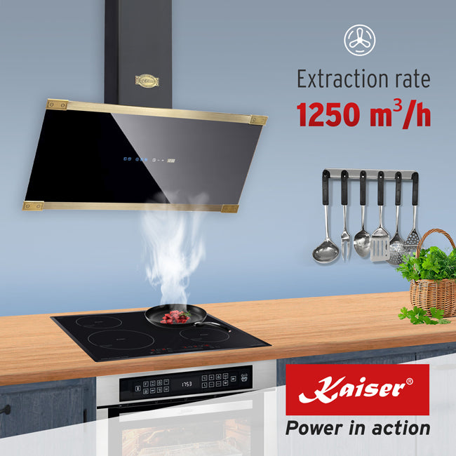 Empire Dual Fuel Range Cooker & 90cm Hood Bundle (Black)