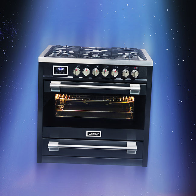 Avantgarde Pro Dual Fuel Range Cooker & 90cm Hood Bundle (Black)