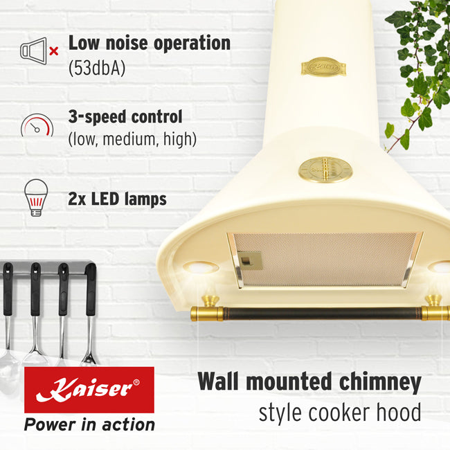 Empire 60cm Induction Hob & Belle Epoque Cooker Hood Bundle (Ivory)