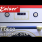 Art Deco Narrow 45cm Electric Oven (Ivory)