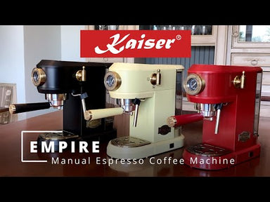 Empire Espresso Coffee Machine (Black) – Kaiser
