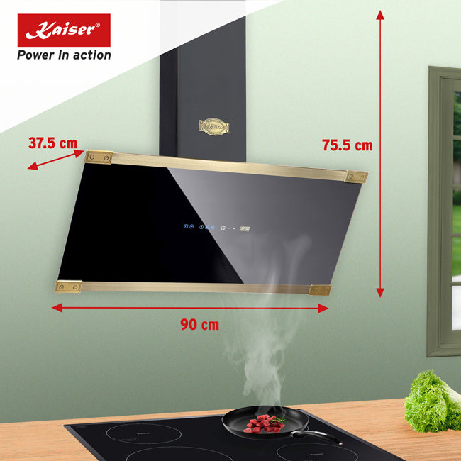 Empire Dual Fuel Range Cooker & 90cm Hood Bundle (Black)