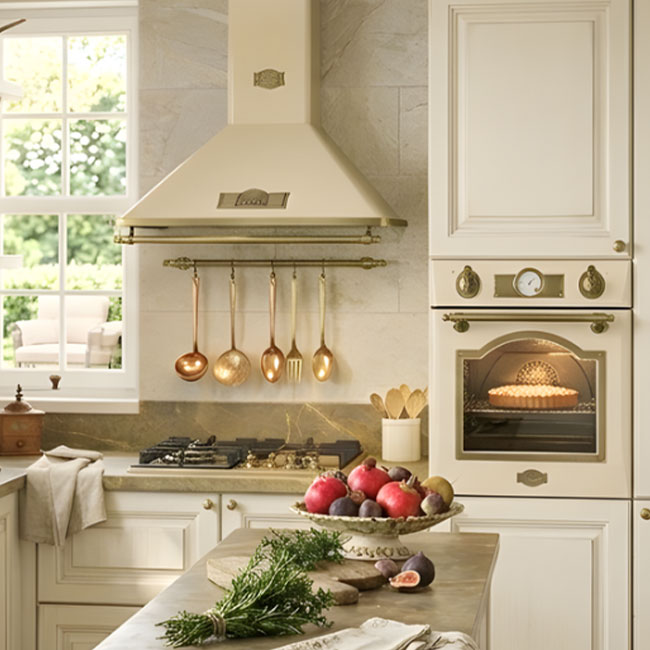 Empire 60cm Electric Oven & 900W Microwave (Ivory)