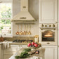 Empire Gas Oven & 5 Burner Gas Hob Bundle Ivory