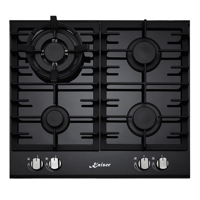 Grand Chef Electric Oven & 4 Burner Gas Hob Bundle (Black)