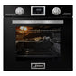 Grand Chef Electric Oven, Gas Hob & Cooker Hood Bundle (Black)