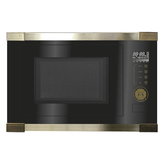 Art Deco Built In 900W Microwave Oven (Black)