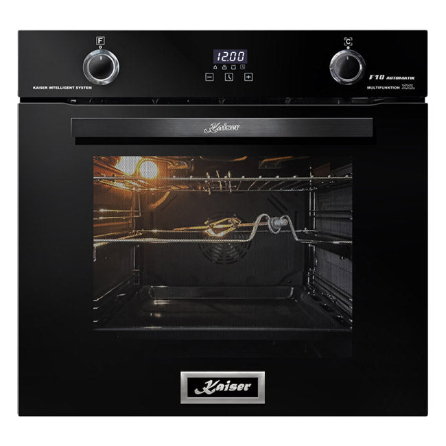 Grand Chef Electric Oven & Built-in Microwave Bundle (Black)