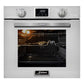 Grand Chef Electric Oven, Gas Hob & Cooker Hood Bundle (White)