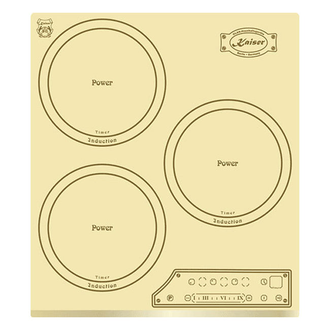 Art Deco 45cm Induction Hob (Ivory)