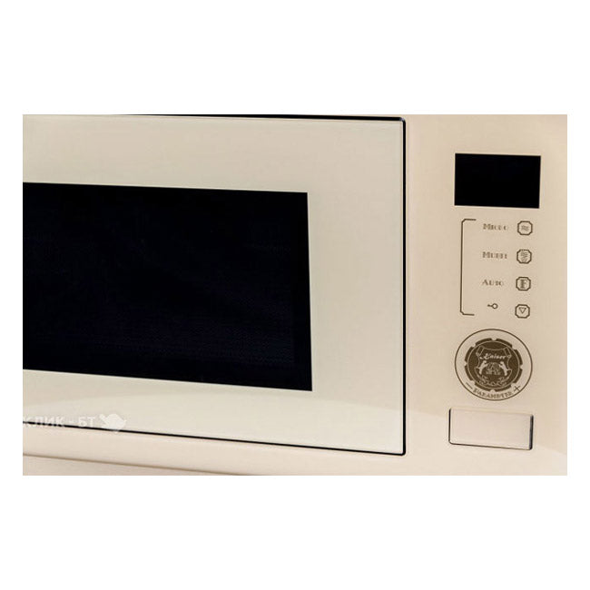 Art Deco Electric Oven & Built-in Microwave Bundle (Ivory)