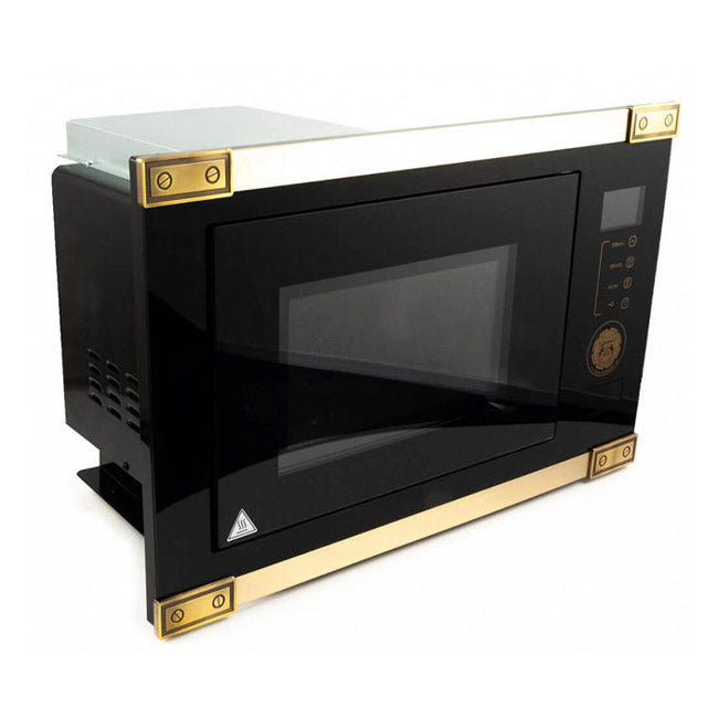 Art Deco Built In 900W Microwave Oven (Black)