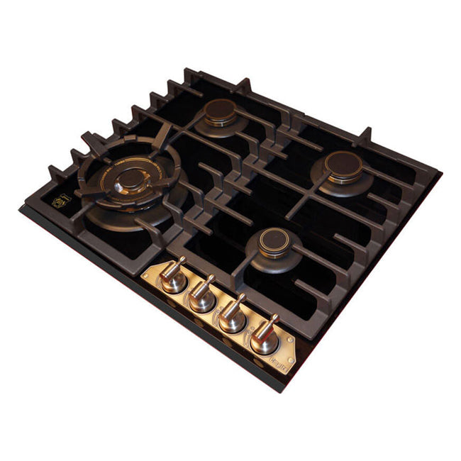 Empire Electric Oven & 4 Burner Gas Hob Bundle (Black)