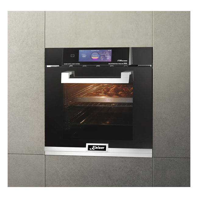 La Perle TFT Display Pyrolytic Electric Oven (Black)