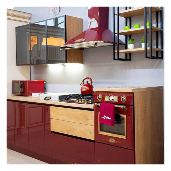 Empire 60cm Electric Oven (Bordeaux Red)